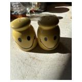Pair of Smiley Face Salt and Pepper set