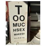 Commical Eye Chart