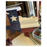 Handpainted galvanized State of Texas