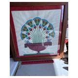 Framed Handstitched picture