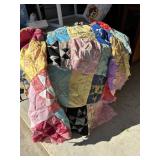 Handstitched quilt top