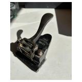 Antique German Castiron F Soennecken hole punch