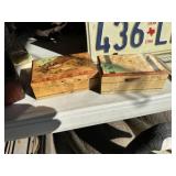 Misc inlay keepsake boxes