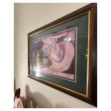 Framed Cowboy print