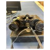 Binoculars with case