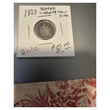 1873 Seated Liberty half dime