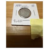 Rare 1883 No Cent Liberty Head V  nickle