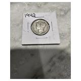 1942 Mercury dime