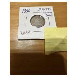 1856 Seated Liberty dime