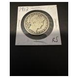 1912 Barber half dollar