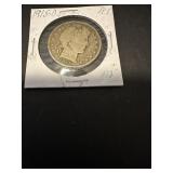 1915 D Barber half dollar