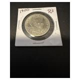 1900 Barber  Half dollar
