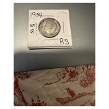 1954 Silver Truman dime