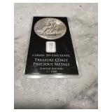 1 Grain of .999 Pure silver