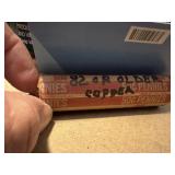 roll of 1982 and older Roll of copper pennys