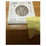 1928 D Standing Liberty quarter-silver