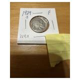 1929 S Buffalo nickle