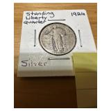 1926 Silver Standing Liberty quarter