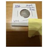 1856 Seated Liberty Dime