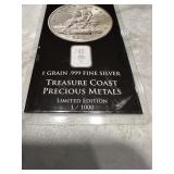 1 Grain of .999 Pure silver