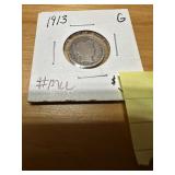 1913 Barber dime