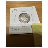 1913 Barber dime