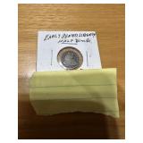 Early Seated Half Dime w/hole