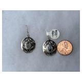 Sterling earrings w/stone