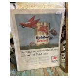 Mobil Oil paper advertisement-no repoduction