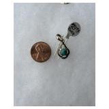 Sterling pendant with torquise