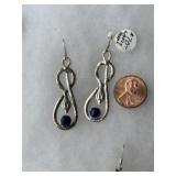 Sterling Serpent earrings