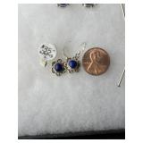Sterling earrings w/Lapis