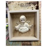 Framed Ceramic Angel