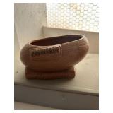 Glazed Football planter