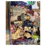 Vintage ornaments, toys