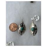 Sterling earrings w/torquise