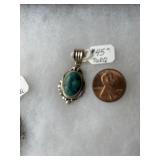 Sterling earrings w/torquise