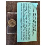 24K Gold plated 2006 American Bison nickle