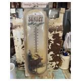 Sunset Lodge thermometer-NEW