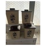 4 pc Cannister set