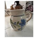 Handpainted pitcher