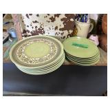 Set of vintage plastic dishes