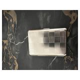 Silver plate business card holder