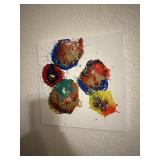 Colorful art on Tile