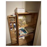 Pair of Bookshelves w/misc contents