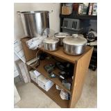 Shelf with misc contents