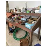 2 Tier Wooden garage work table