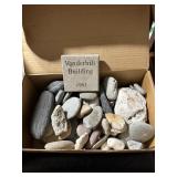 Box of misc rocks