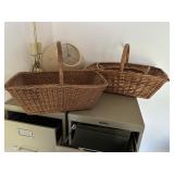 Misc wicker baskets lot