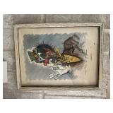 Framed Snooty Clown picture